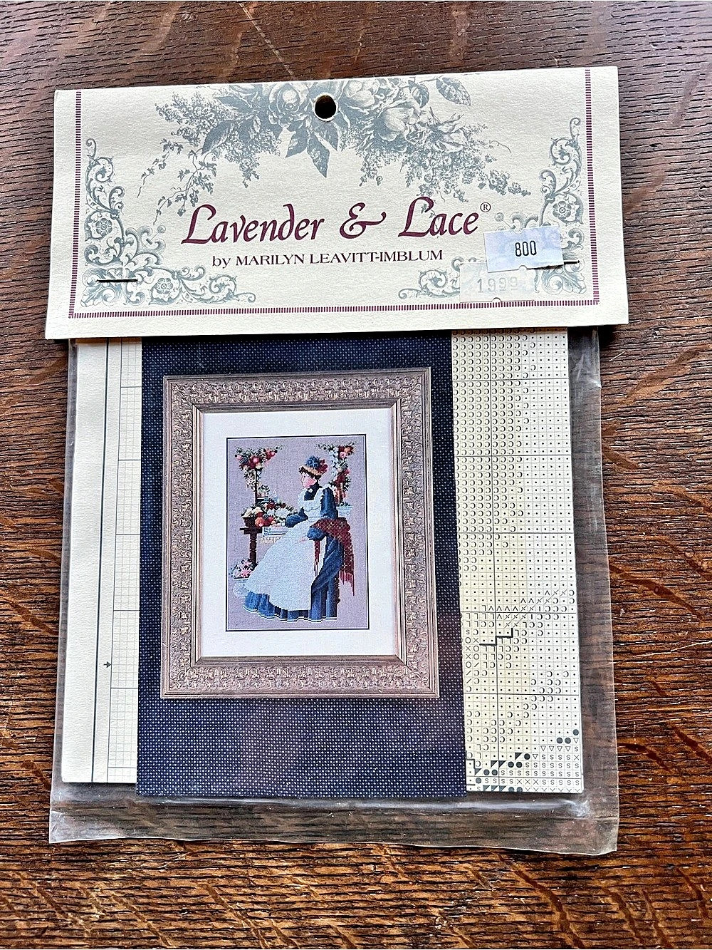 Lavender & Lace County Fair Cross-Stitch Pattern